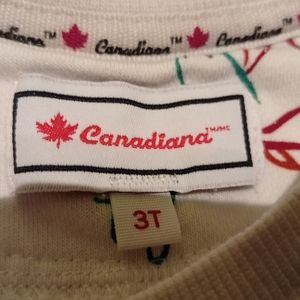 Pull En Laine Pour Enfant Canadiana, Motif Chevreuil, Taille 6X, Gris/rouge/noir